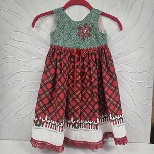 Handcrafted Toddler Holiday Dress
